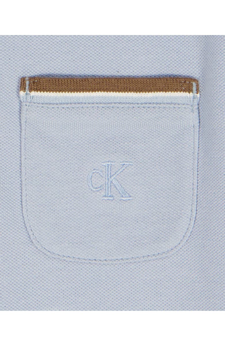 Calvin Klein Tipped Cotton Polo & Shorts Set, Alternate, color, 