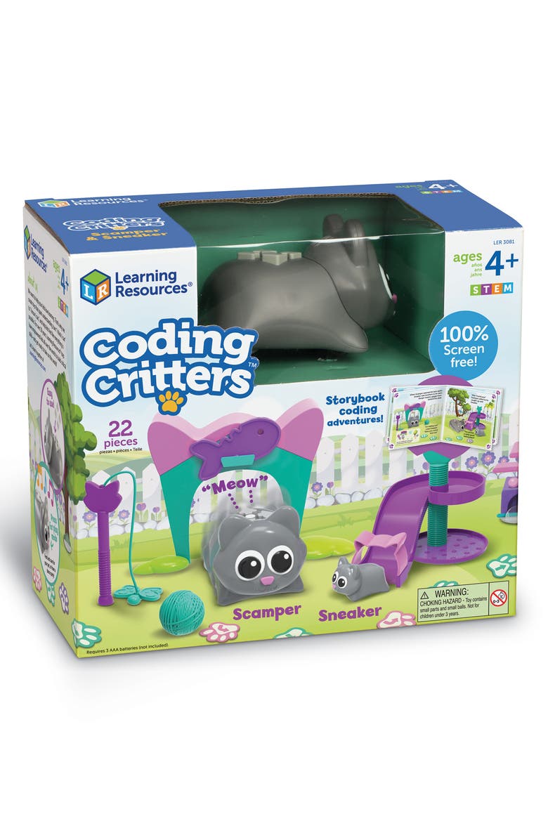 Learning Resources Coding Critters<sup>™</sup> Scamper & Sneaker Set, Main, color, 