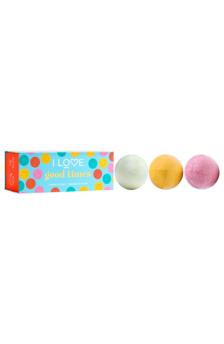 I Love Cosmetics Bath Fizzer Pack- 3 x 5.30 oz Bath Bombs, Alternate, color, Good Times