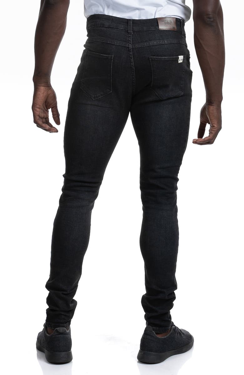 Barbell Apparel Straight Athletic Fit Stretch Jeans, Alternate, color,