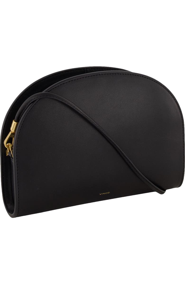 Vince Demma Leather Wallet on a Strap, Alternate, color, Black