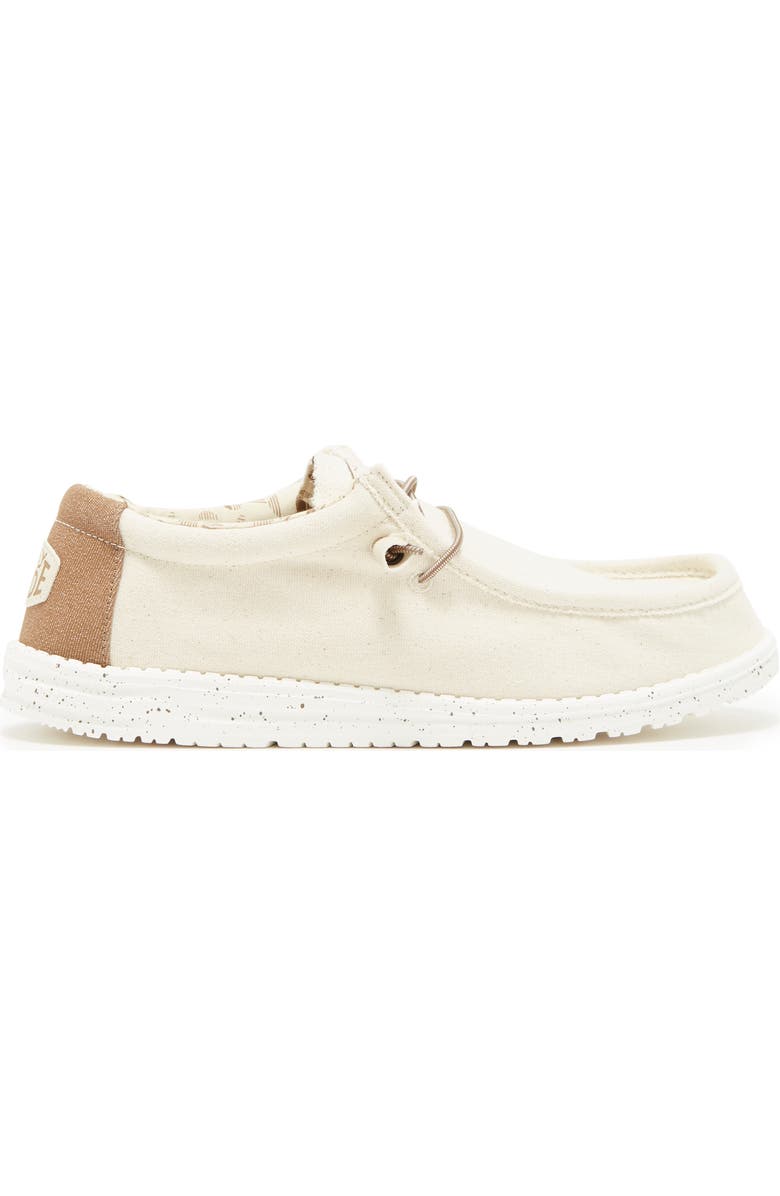 Hey Dude Wally Stretch Boat Shoe, Alternate, color, Ivory
