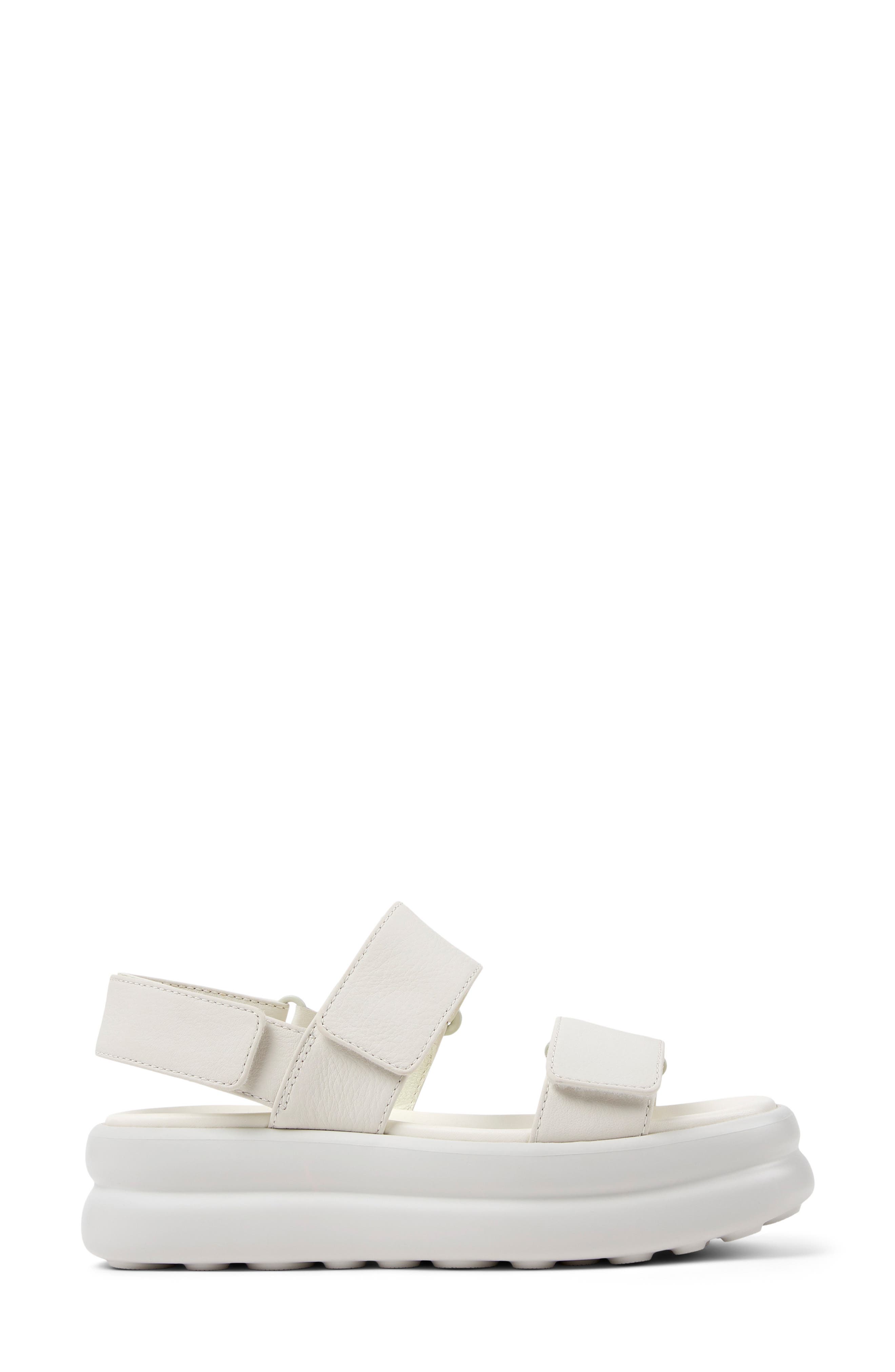 Camper Pelotas Flota Platform Sandal, Alternate, color, White Natural
