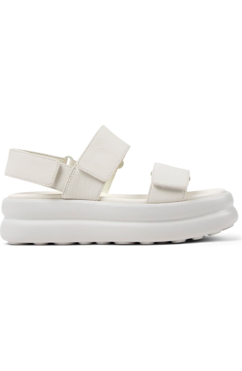 Camper Pelotas Flota Platform Sandal, Alternate, color, White Natural