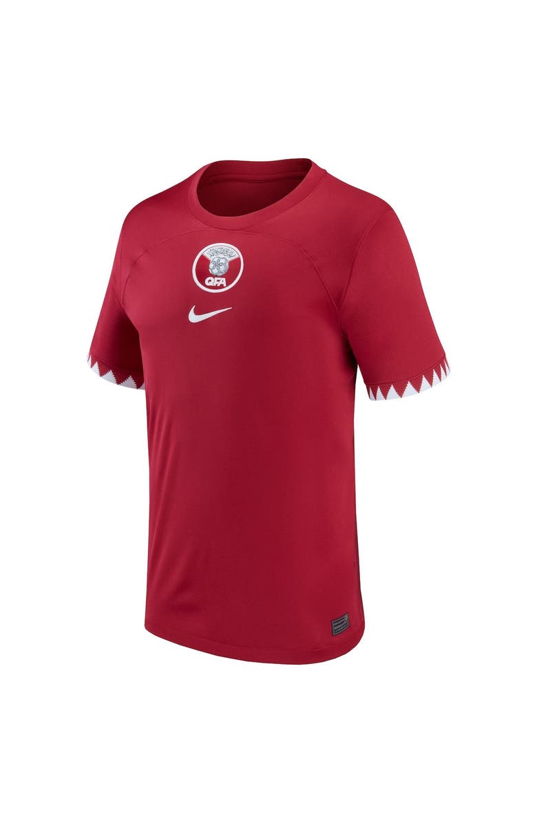 Nike Men's Nike Maroon Qatar National Team 2022/23 Home Replica Jersey, Alternate, color, Maroon
