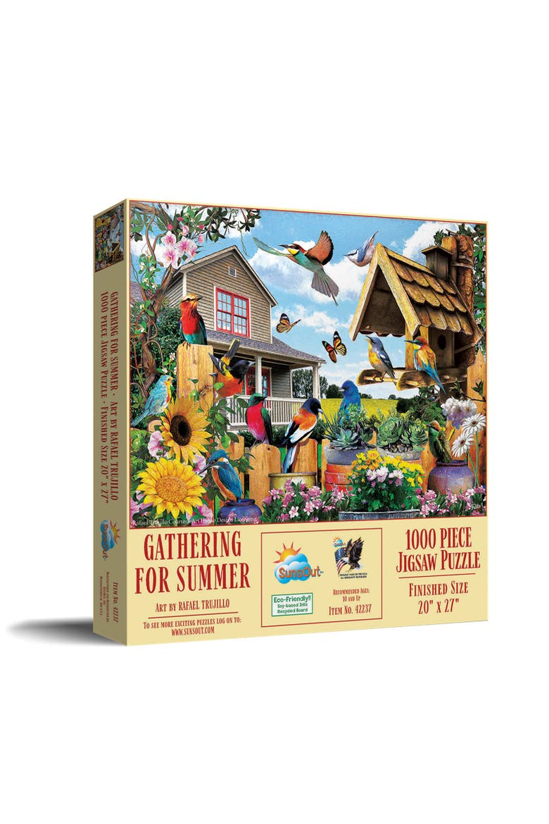 Gathering for Summer 1000 piece Jigsaw Puzzle for Adults, Main, color, Multicolor