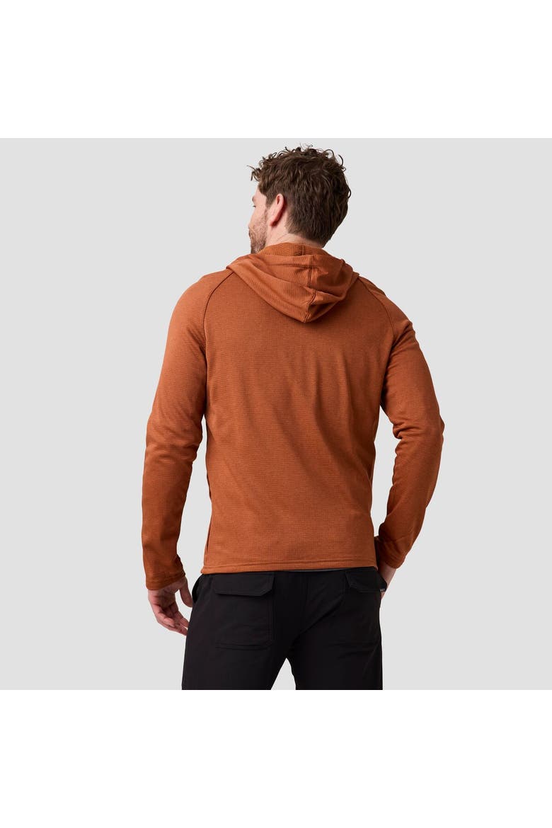 Unisex Baseline Midlayer Fleece Jacket, Alternate, color, Brick