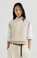 Brunello Cucinelli Sparkling mohair and wool T-shirt