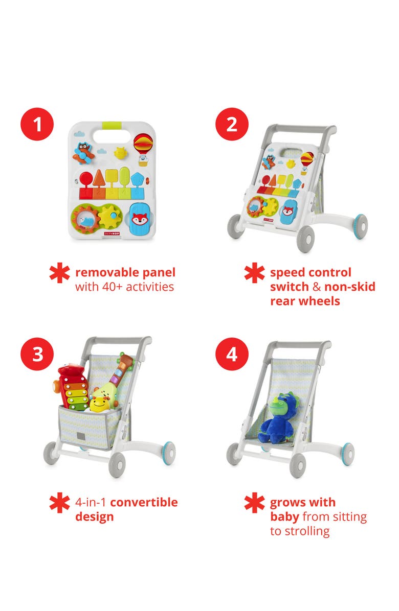Skip Hop Explore & More<sup>™</sup> 4-in-1 Grow Along Activity Walker, Alternate, color, 