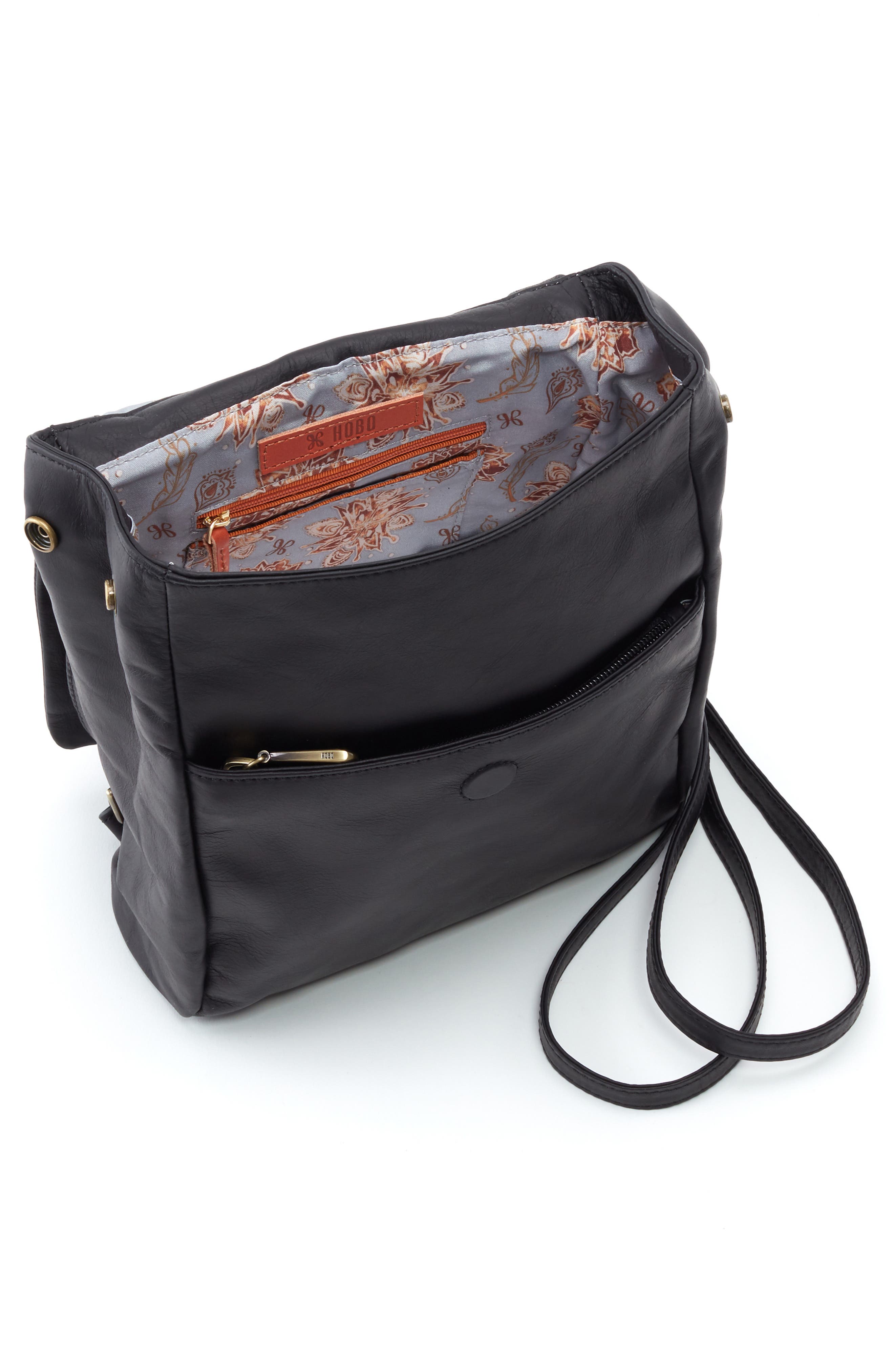 HOBO Bridge Convertible Leather Messenger Bag, Alternate, color, 