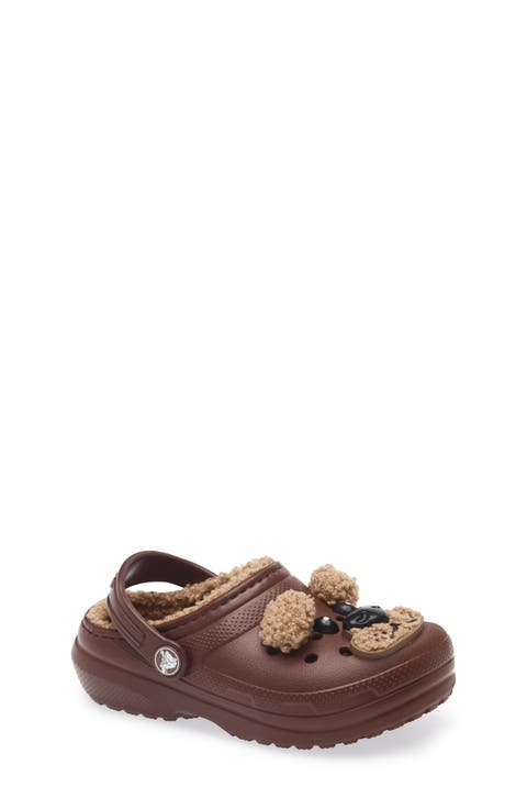 Faux Shearling Lined Bear Clog (Toddler, Little Kid & Big Kid)