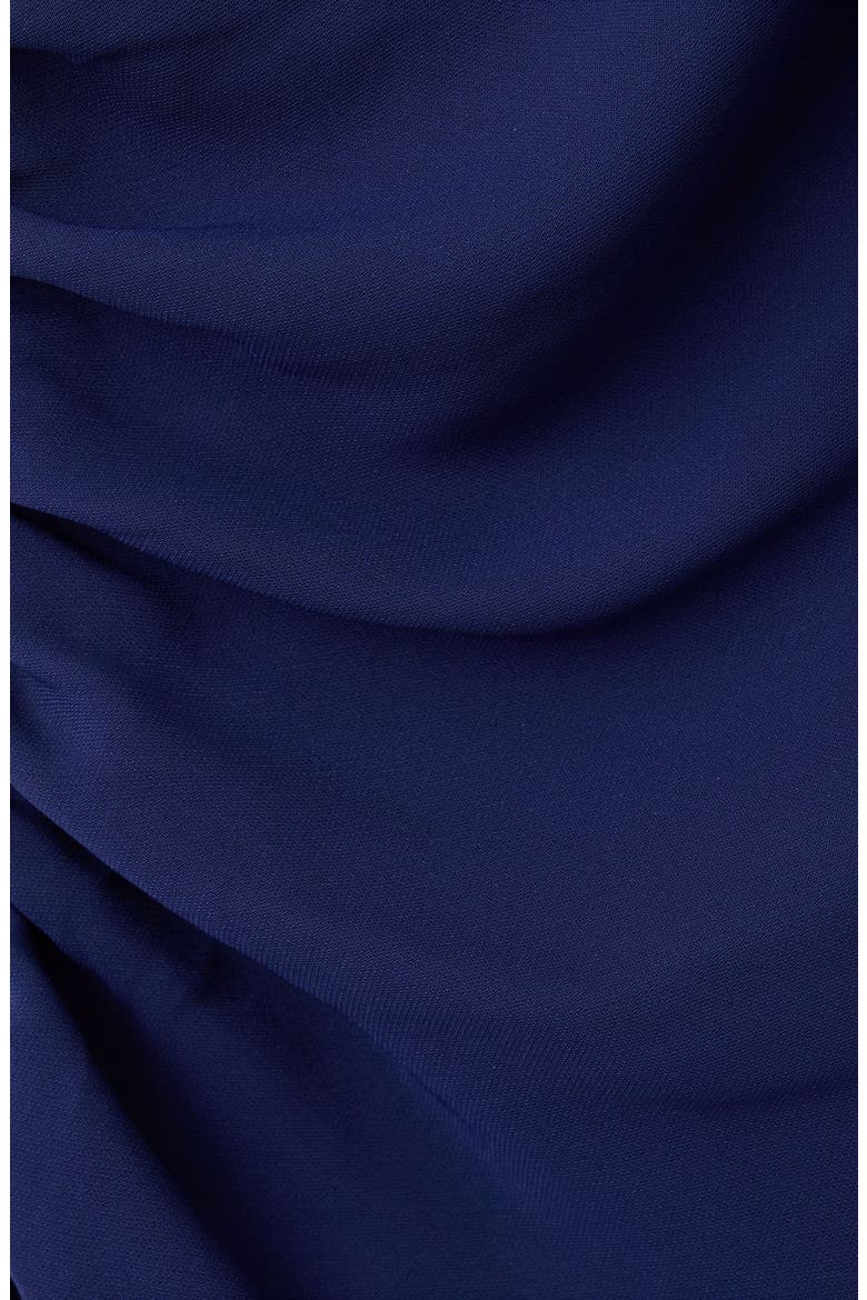 One Shoulder Scarf Dress, Alternate, color, NIGHT BLUE