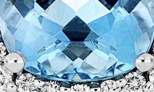 Bony Levy Aquamarine Stud Earrings In Blue