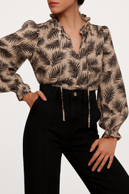 MINT VELVET Geo Print Blouse