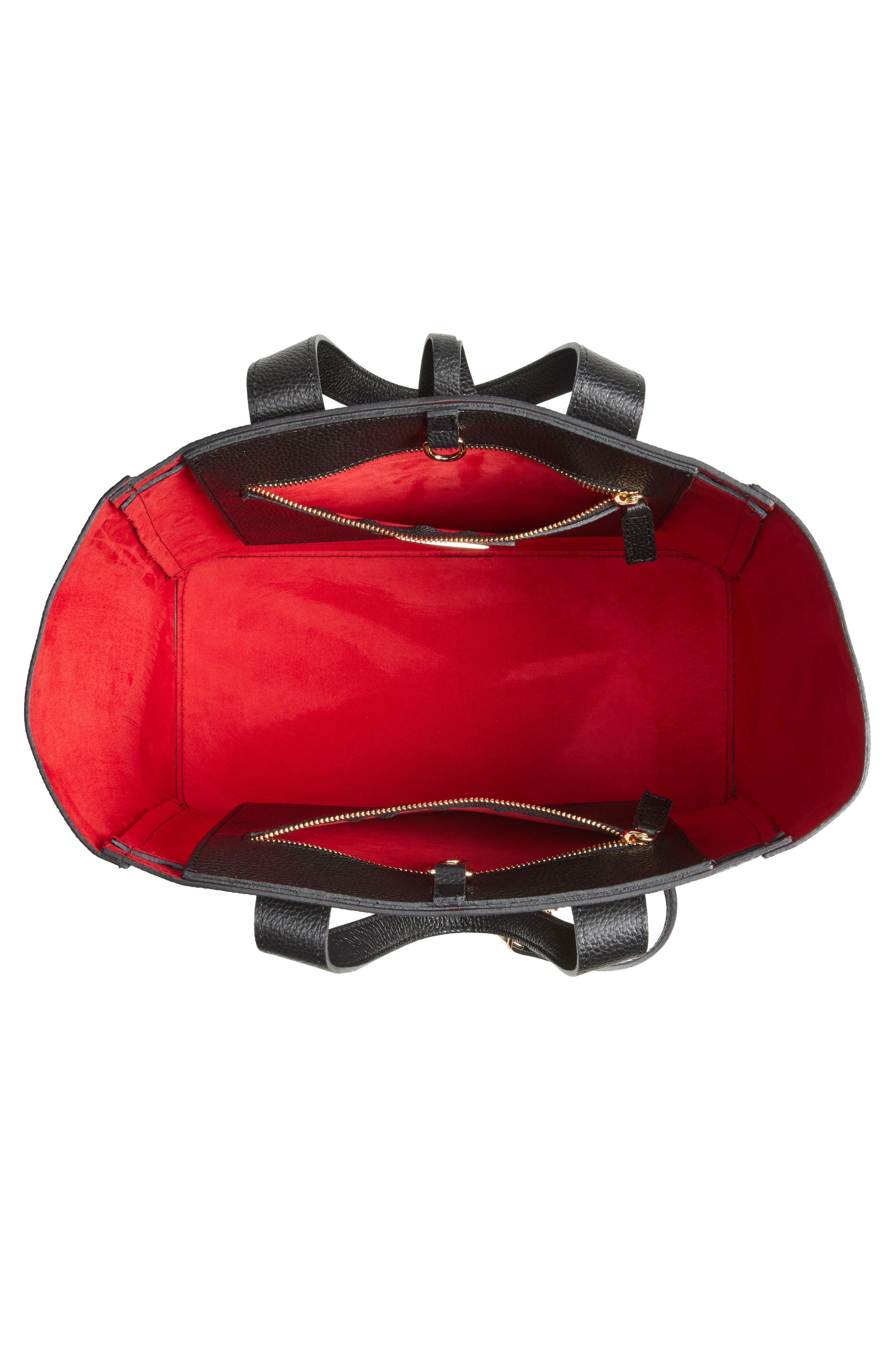 VALENTINO BY MARIO VALENTINO Sophie Medallion Leather Tote, Alternate, color, 