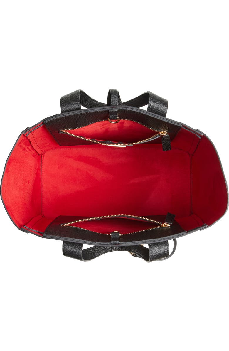 VALENTINO BY MARIO VALENTINO Sophie Medallion Leather Tote, Alternate, color,