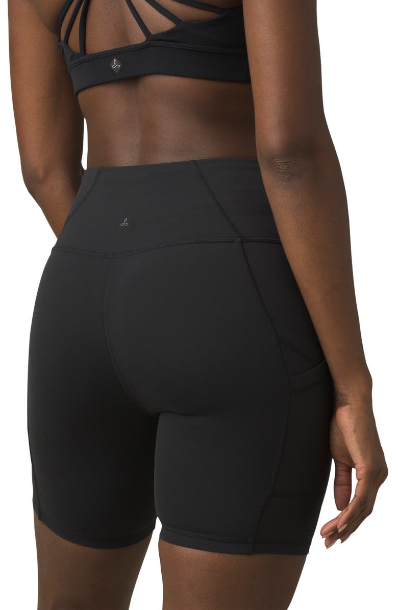 prAna Electa High Waist Bike Shorts, Alternate, color, 