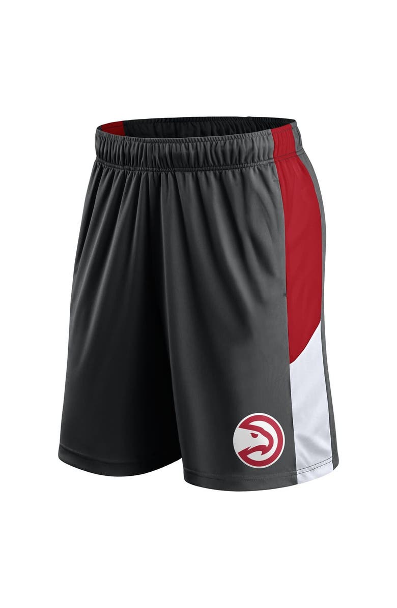 FANATICS Men's Fanatics Black Atlanta Hawks Practice Performance Shorts, Alternate, color, Black