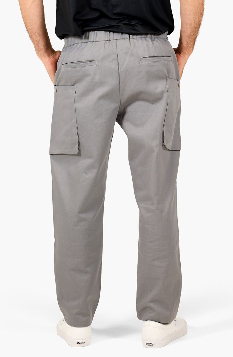 VAST Belted Twill Cargo Pants, Alternate, color, Heather Grey