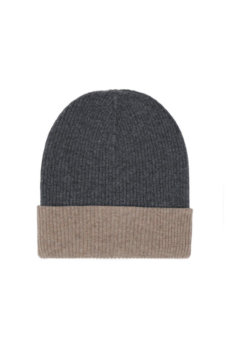 Brunello Cucinelli Cashmere beanie, Main, color, Dark Grey