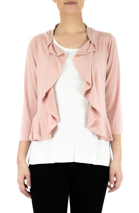 Mesh Dot Bolero Cardigan