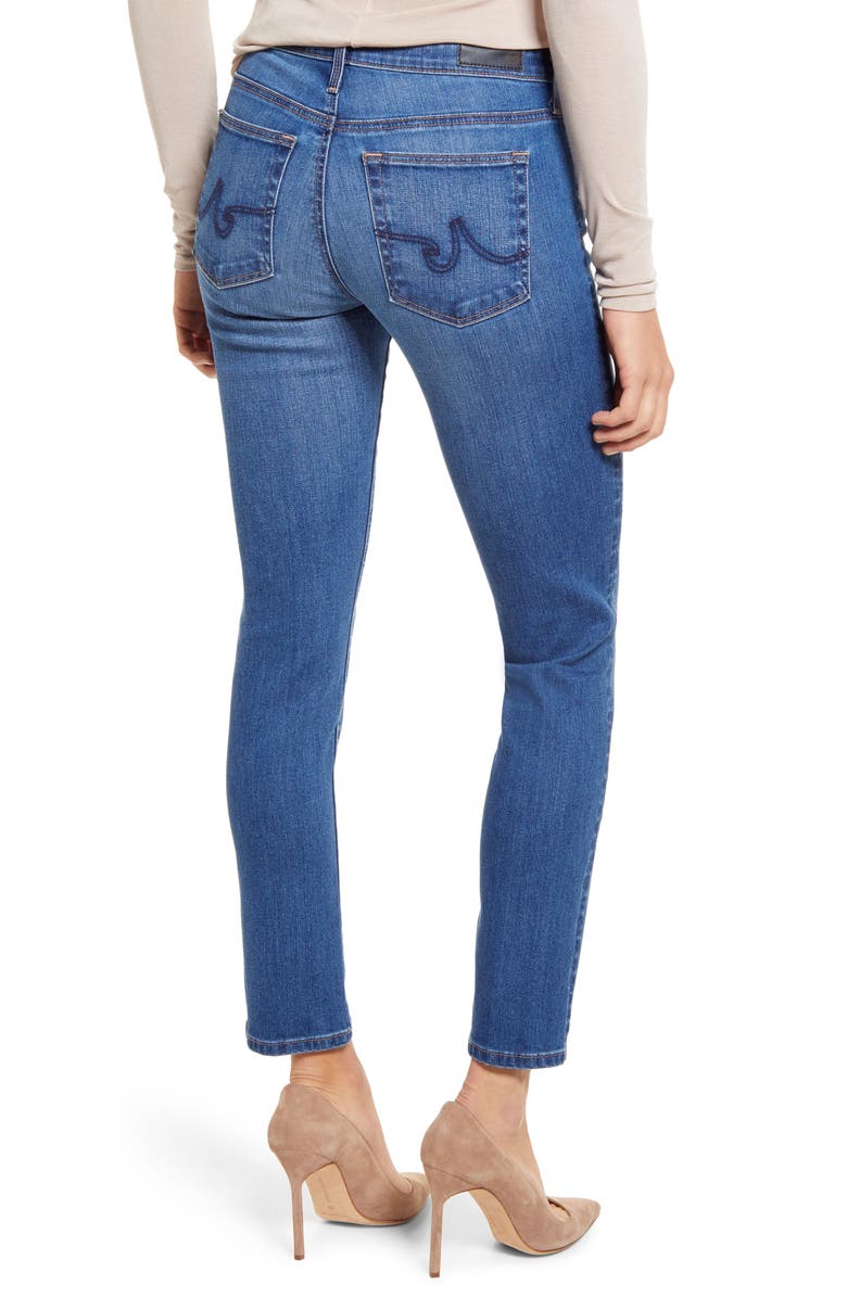 AG Prima Low Rise Ankle Cigarette Jeans, Alternate, color, 