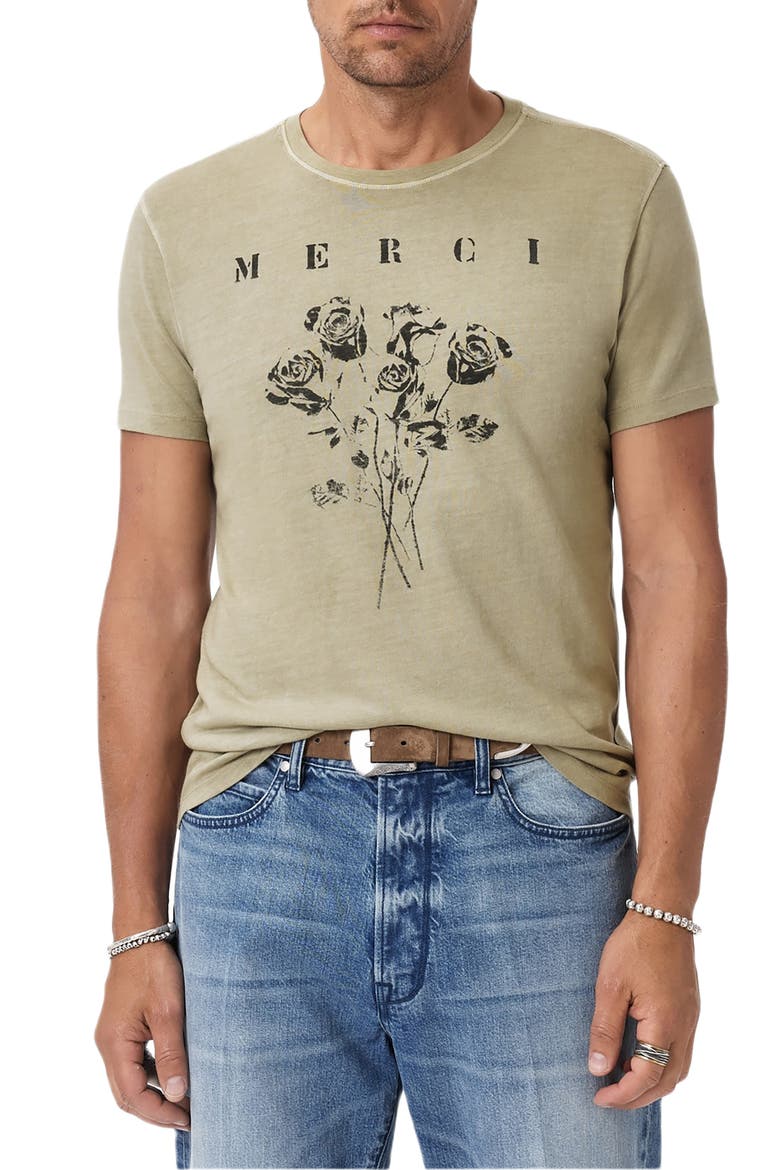 Merci Graphic T-Shirt, Alternate, color, HAZE GREY