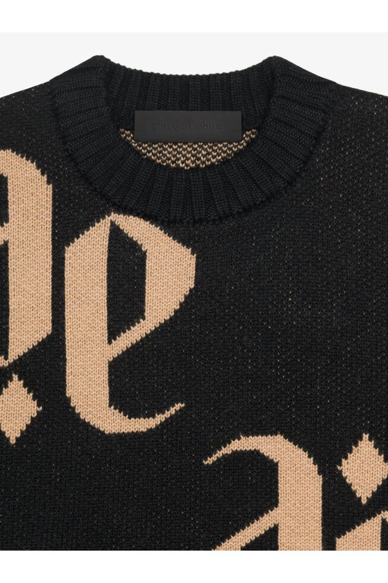 NERO CASTANO MONOLINK SWEATER, Alternate, color, Black