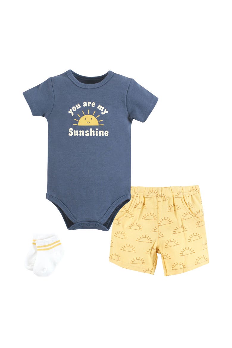 Bodysuit, Short and Sock, Main, color, Blue Sunshine