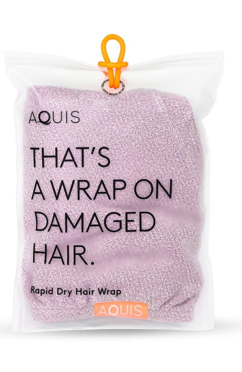 Rapid Dry Lisse Hair Wrap Towel Set $60 Value