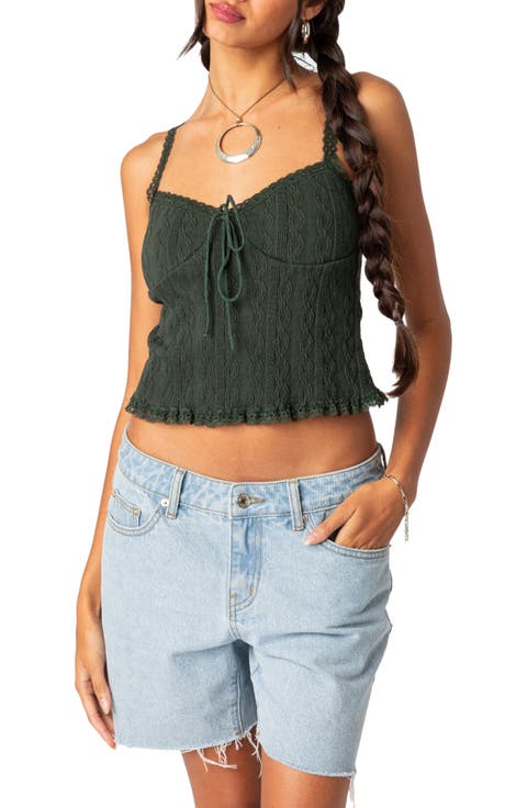 Lacey Knit Tank