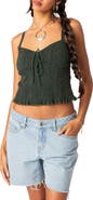 EDIKTED Lacey Knit Tank