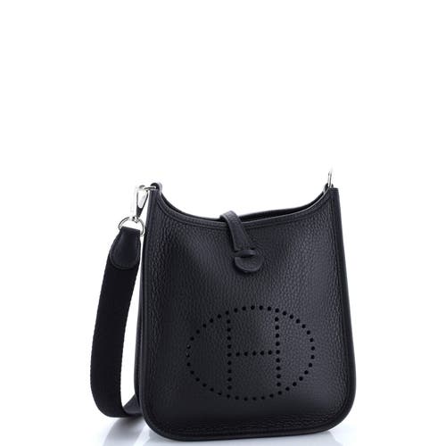 Pre-owned Hermes Hermes Evelyne Bag Gen Iii Clemence Tpm In Black