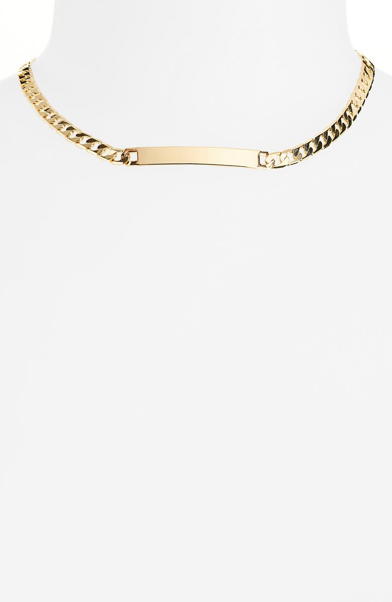 JENNY BIRD Simone Curb Link Choker Necklace, Alternate, color, 