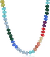 The Lovery Fine Jewelry Rainbow Knot Bead Necklace