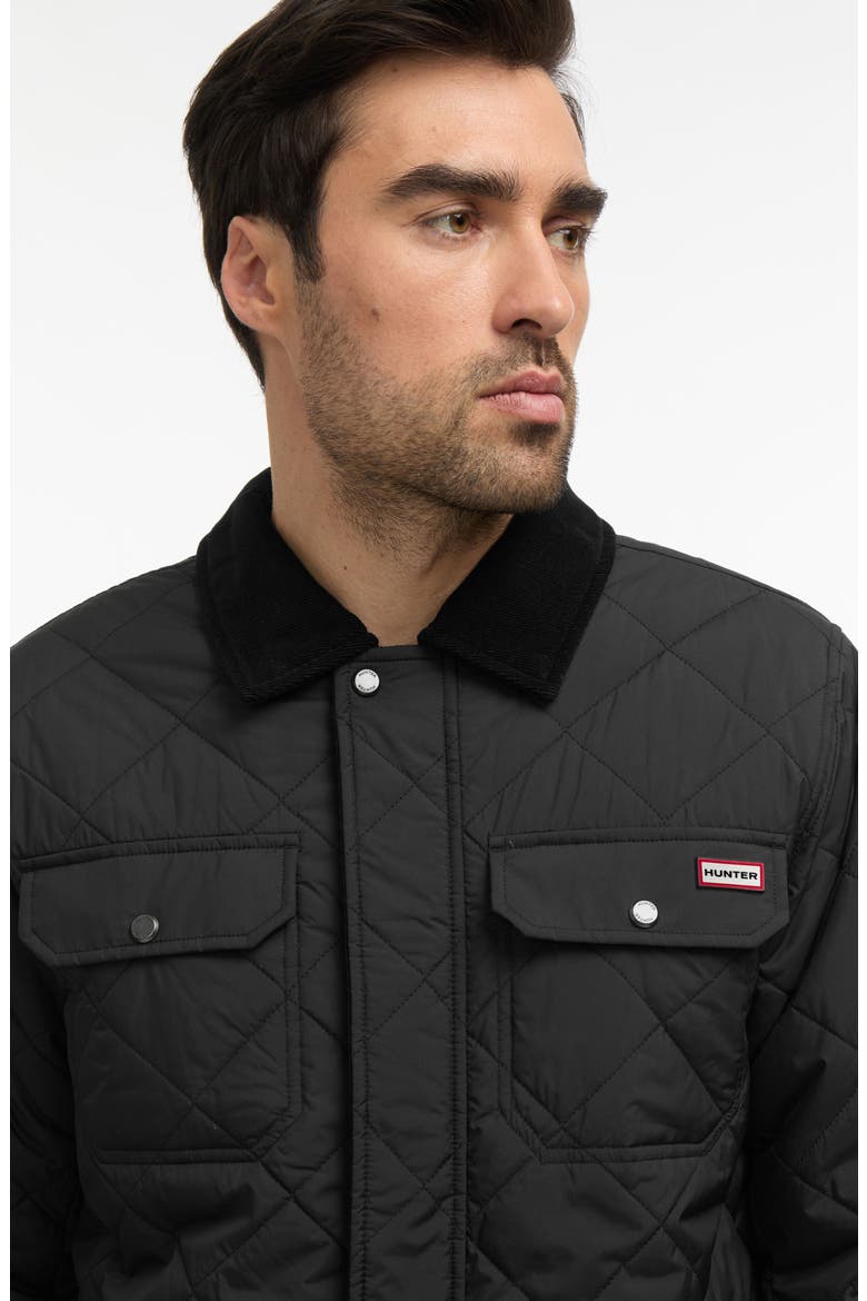 Bell Quilted Jacket, Alternate, color, BLACK