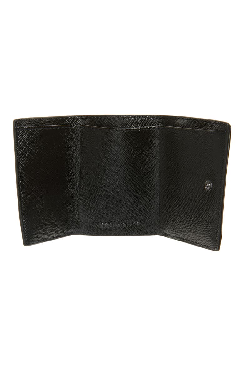 The Mini Trifold Wallet, Alternate, color, BLACK