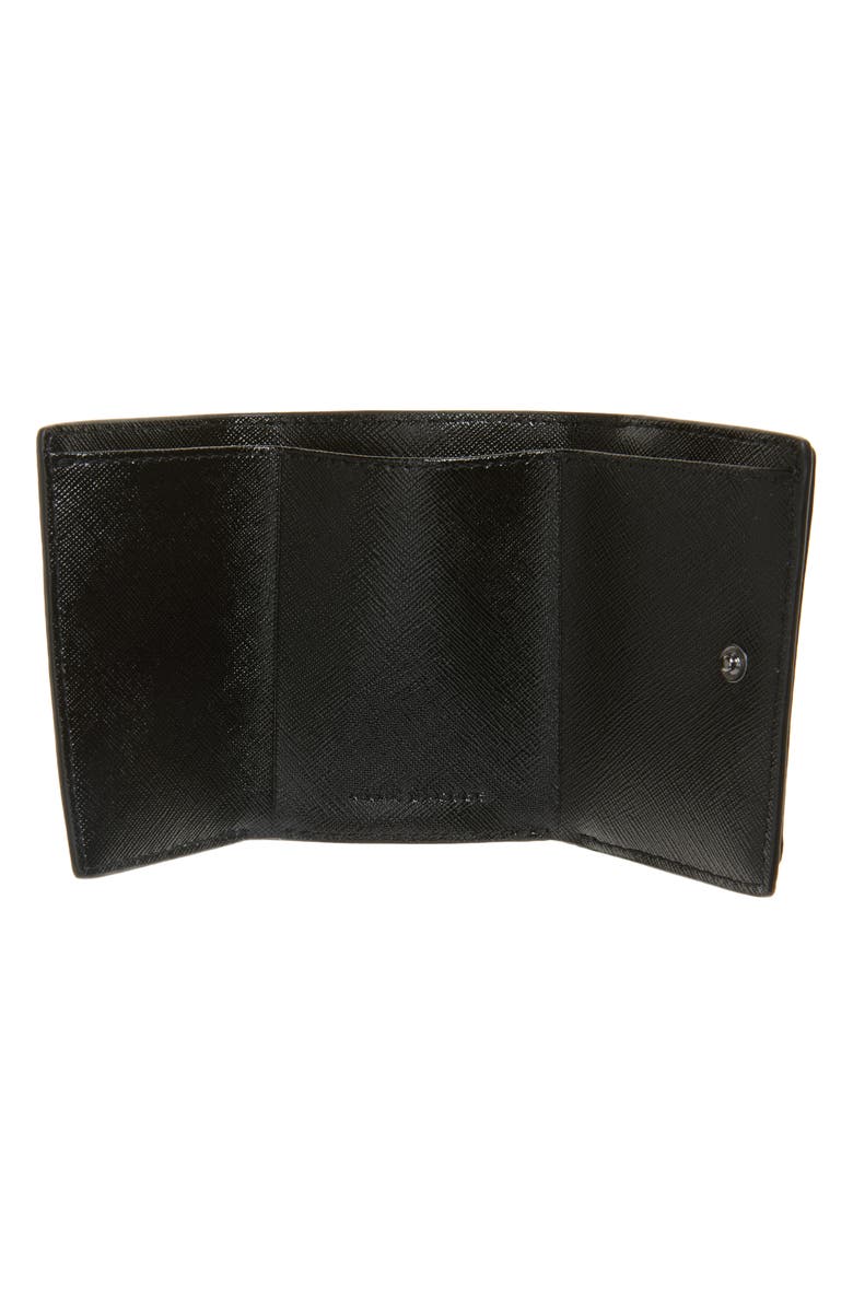 Marc Jacobs The Mini Trifold Wallet, Alternate, color, Black