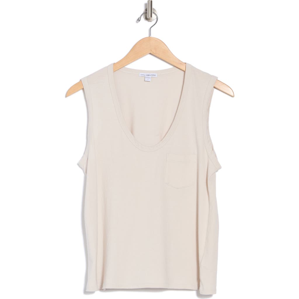 James Perse V-neck Cotton Tank