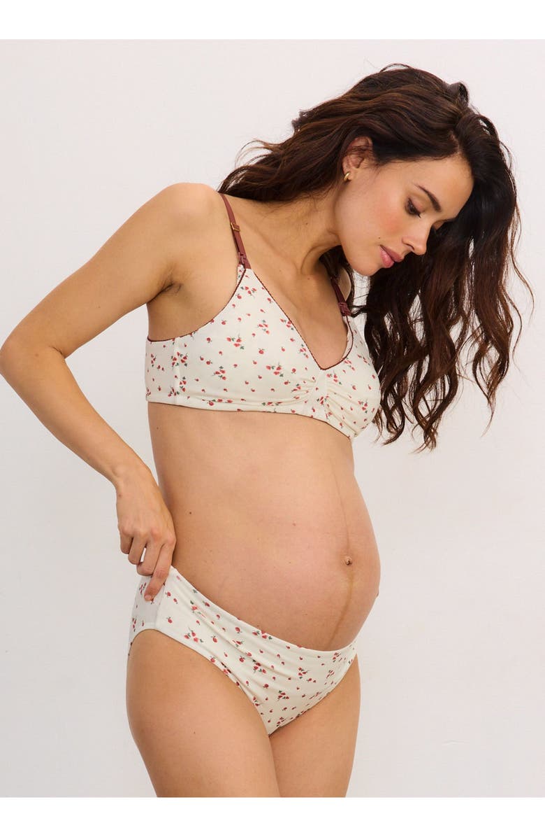 HATCH Collection The Everyday Nursing Bra, Alternate, color, Watercolor Rosette