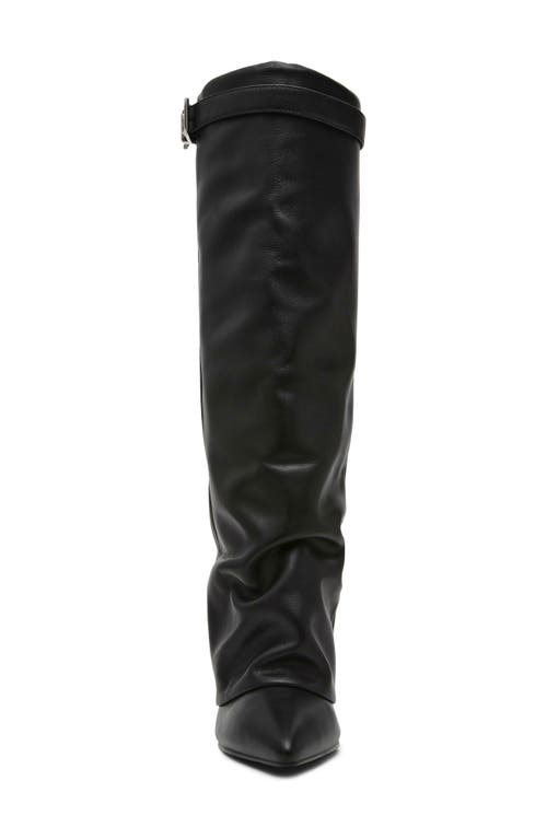 STEVE MADDEN STEVE MADDEN CORENNE FOLDOVER SHAFT POINTED TOE KNEE HIGH BOOT