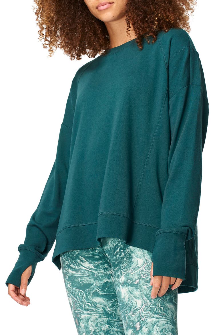 After Class Sweatshirt, Alternate, color, JUNE BUG GREEN