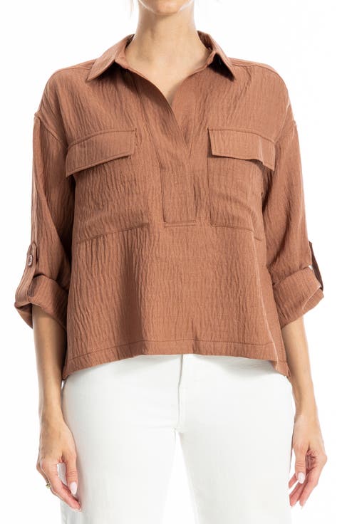 Collared Textured Shirt