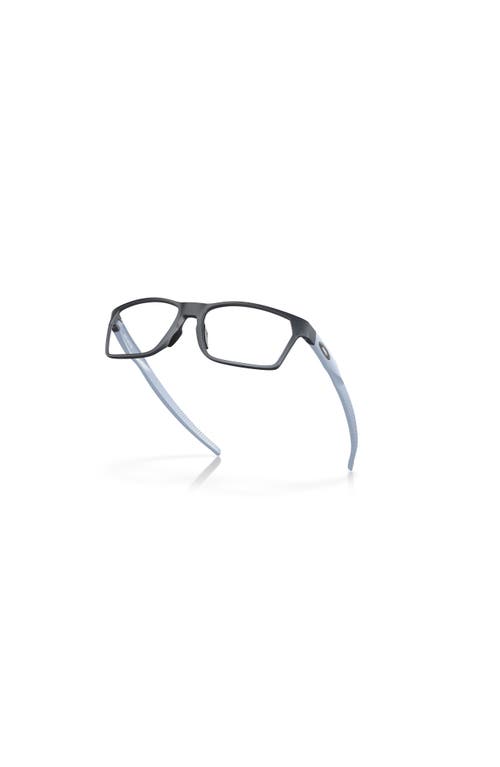 Oakley 57mm Rectangle Optical Glasses In Black