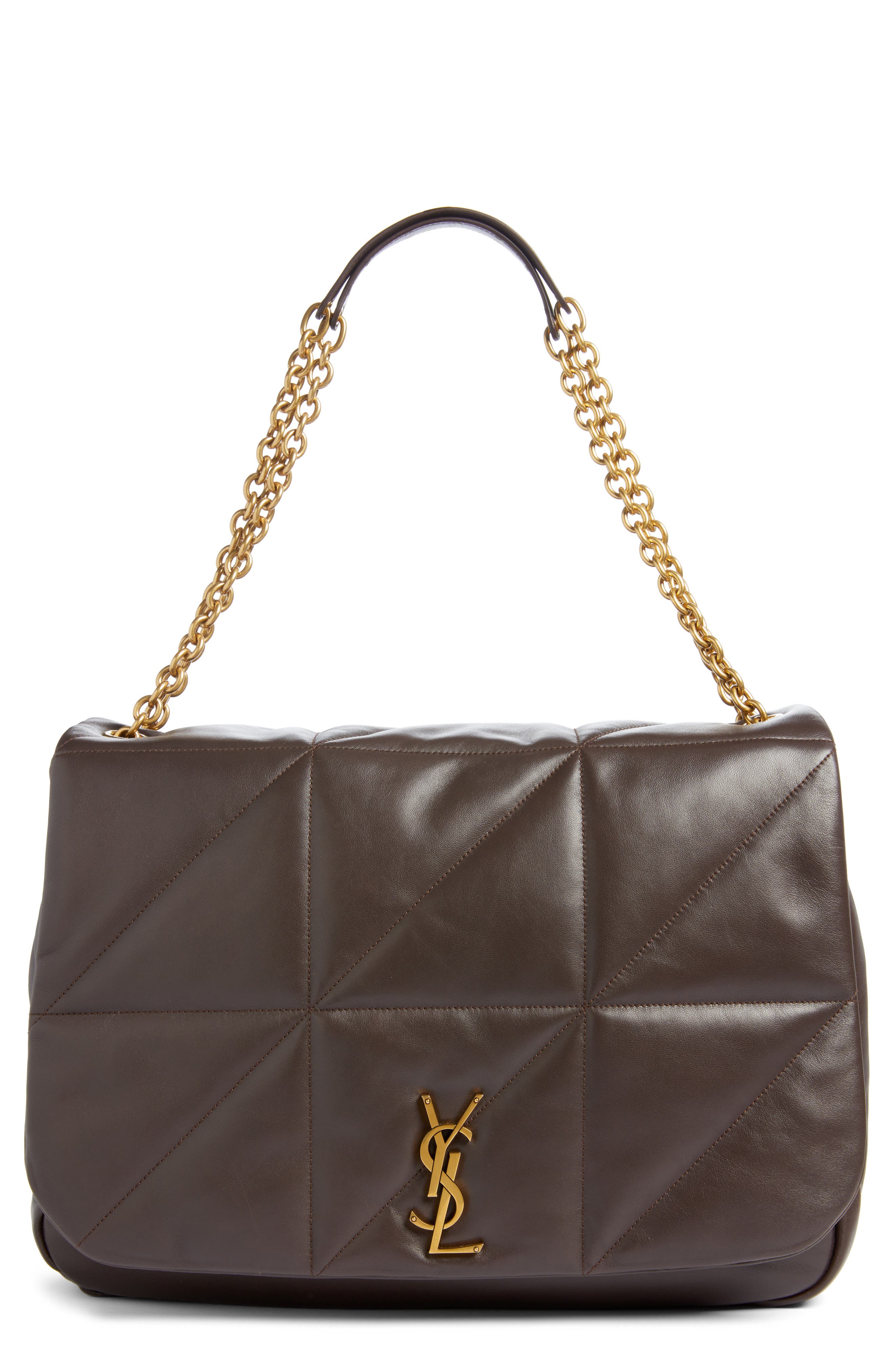 Saint Laurent Medium Jamie 4.3 Carré Rive Gauche Quilted Leather Shoulder Bag, Main, color, 