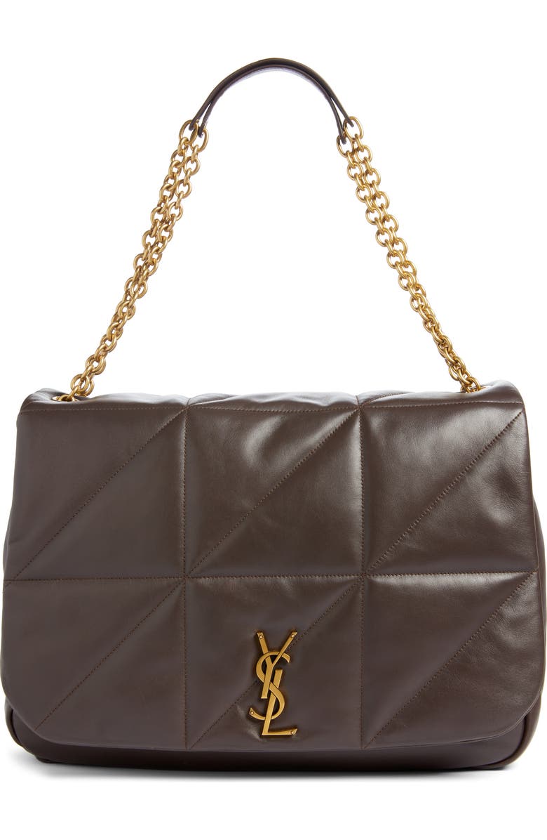 Saint Laurent Medium Jamie 4.3 Carré Rive Gauche Quilted Leather Shoulder Bag, Main, color,