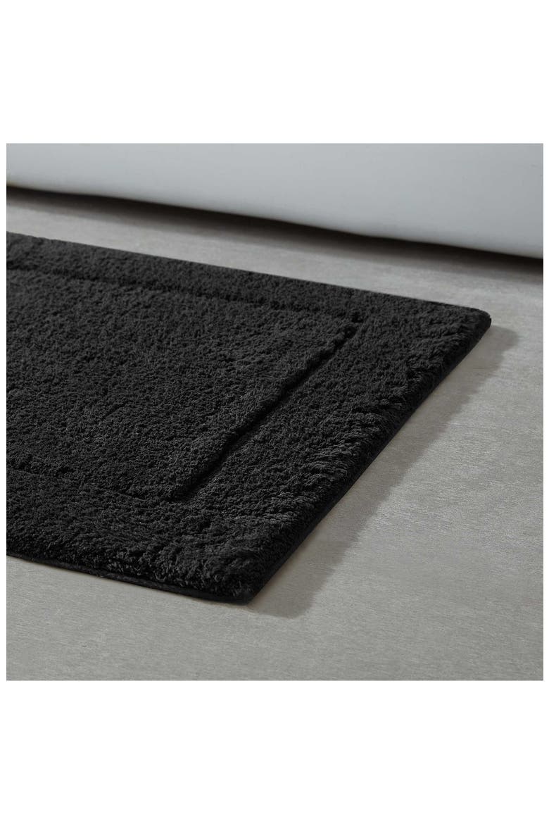Essence Solid Bath Mat, Alternate, color, BLACK