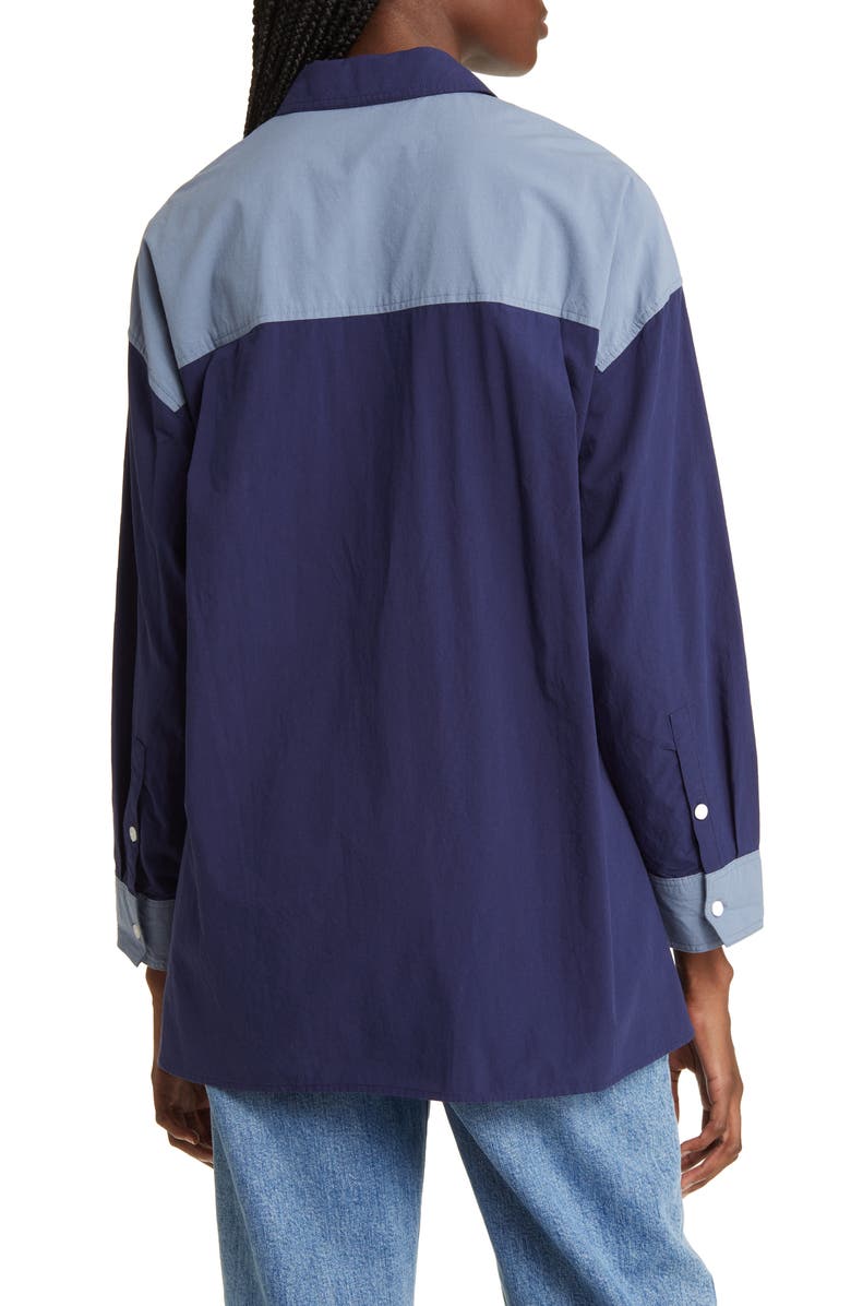 Madewell The Signature Poplin Oversized Shirt, Alternate, color, 