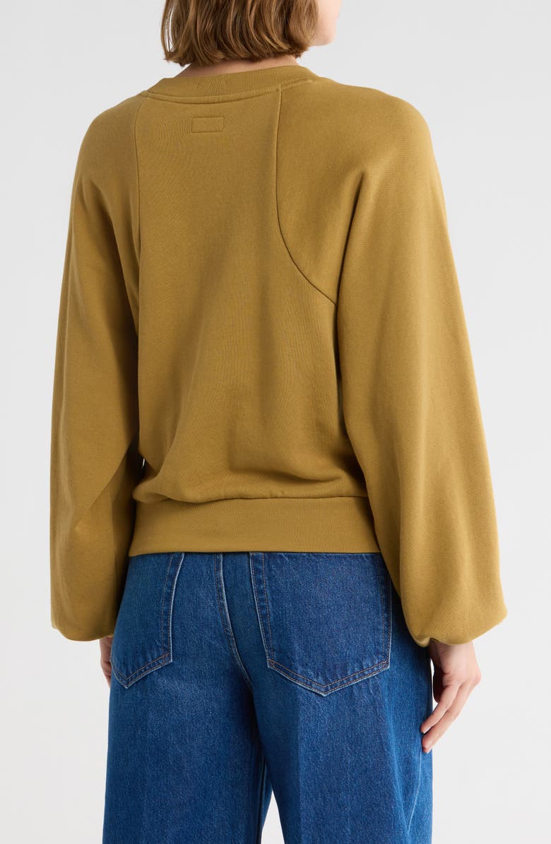 MOTHER The Racer Seamed Sweatshirt, Alternate, color, Locked And Loaded