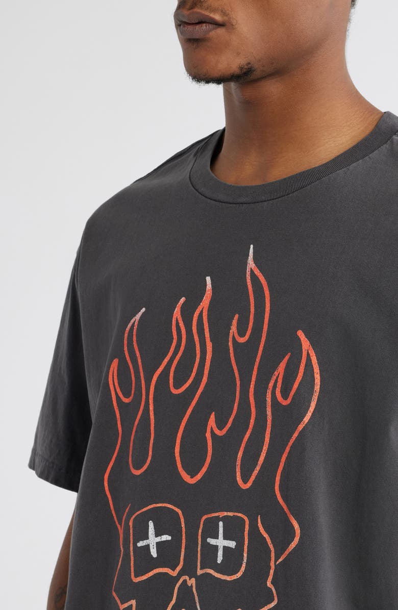 Ksubi Skull Biggie Cotton Graphic T-Shirt, Alternate, color, 